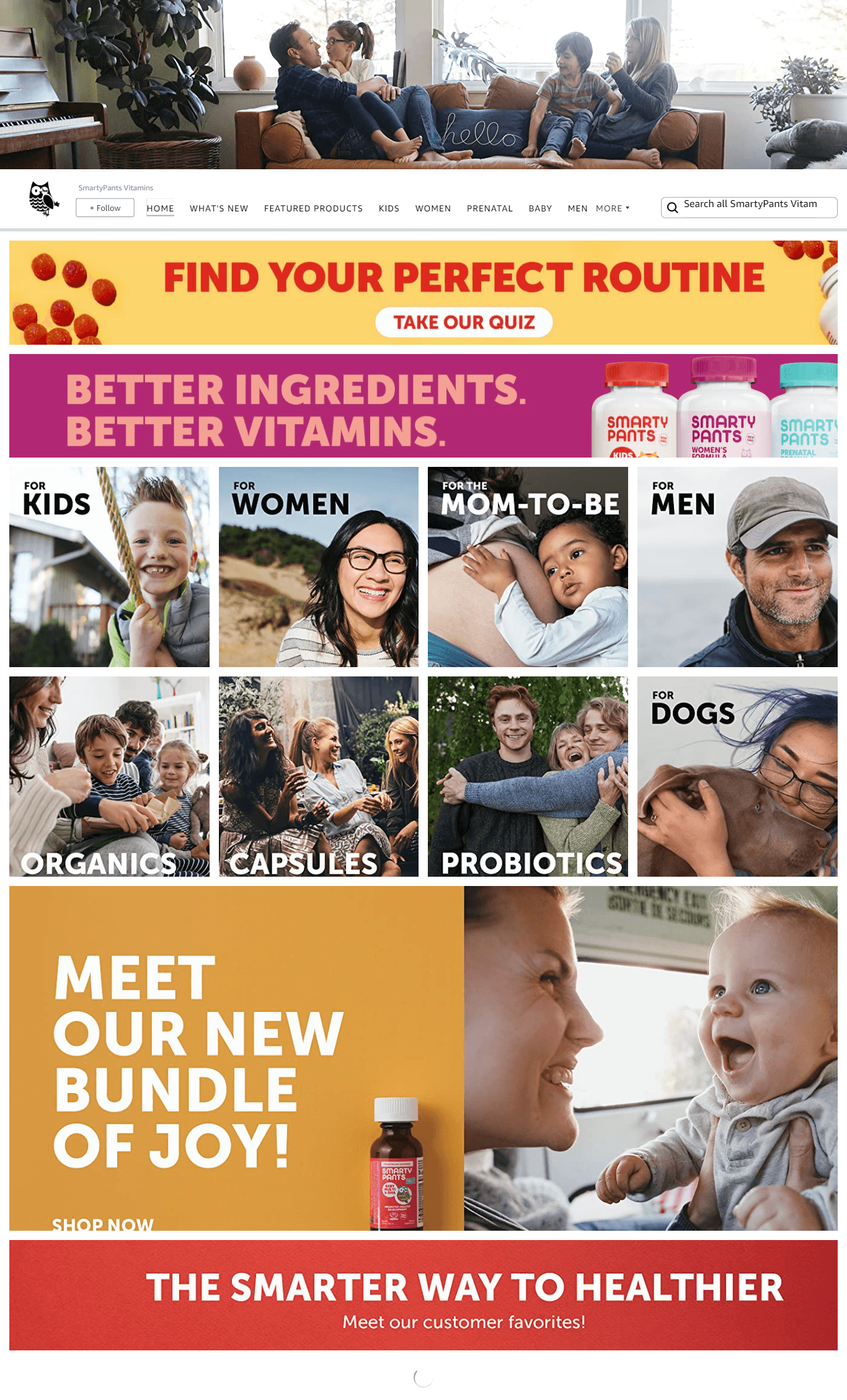 Amazon.com  SmartyPants Vitamins: Storefront