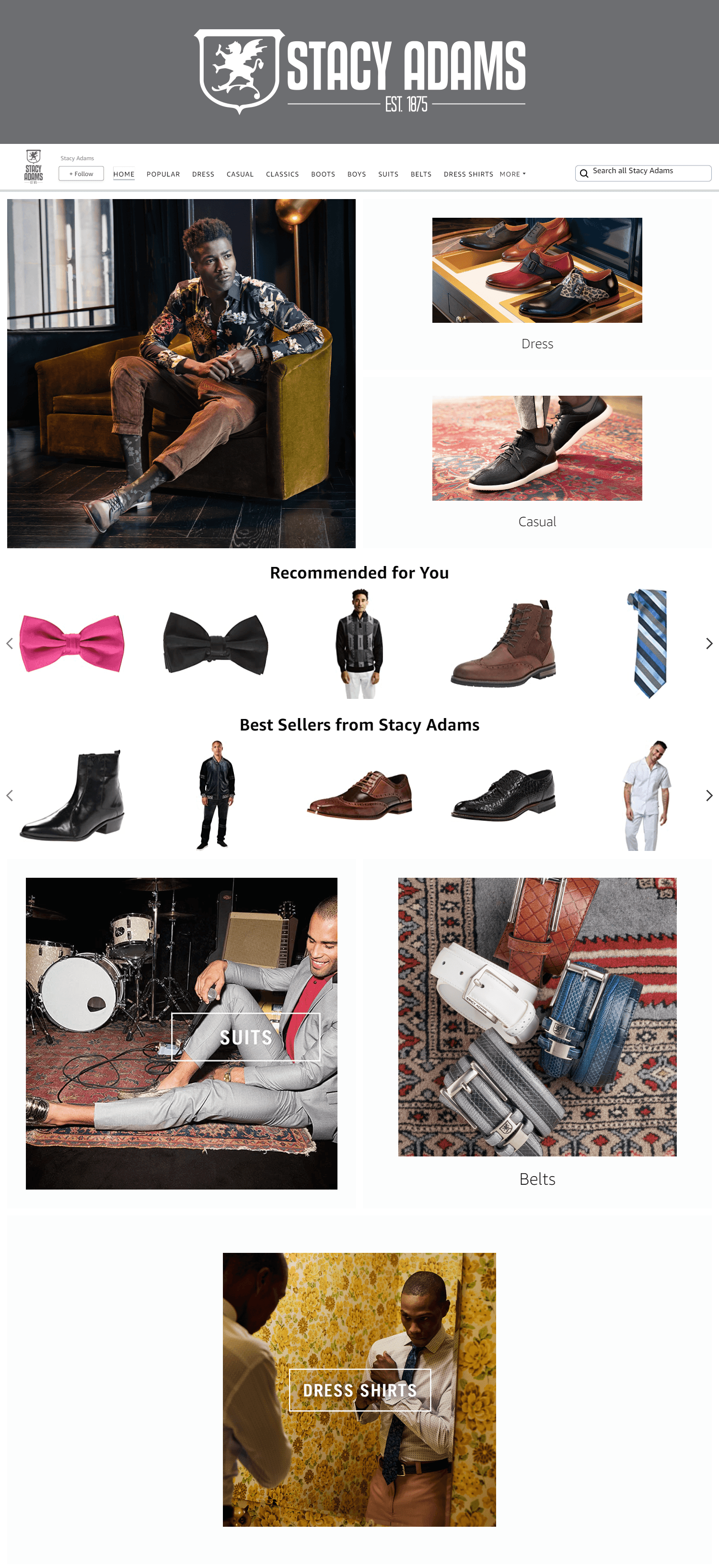 Amazon.com  Stacy Adams: Storefront