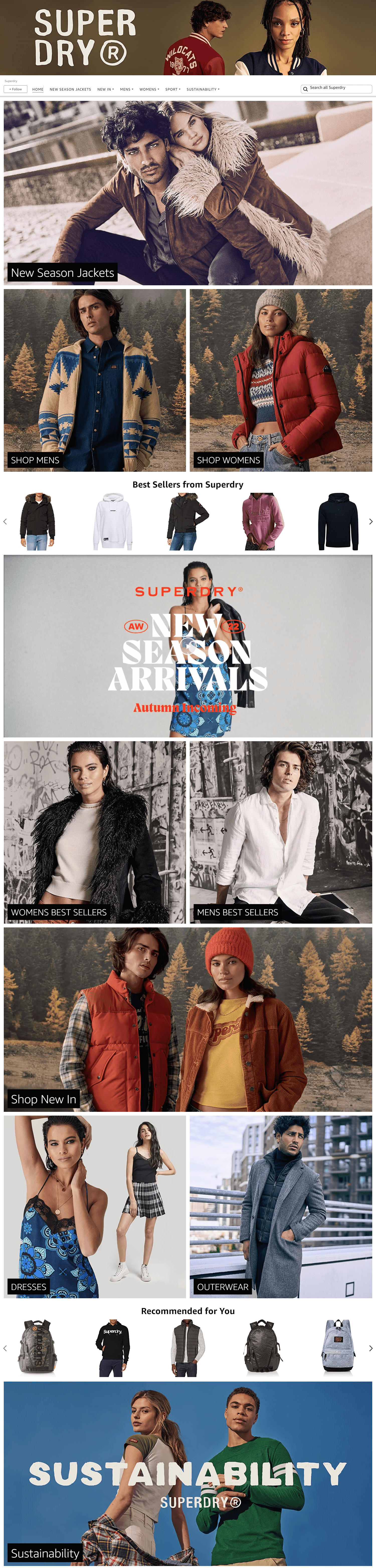Amazon.com  Superdry: Storefront