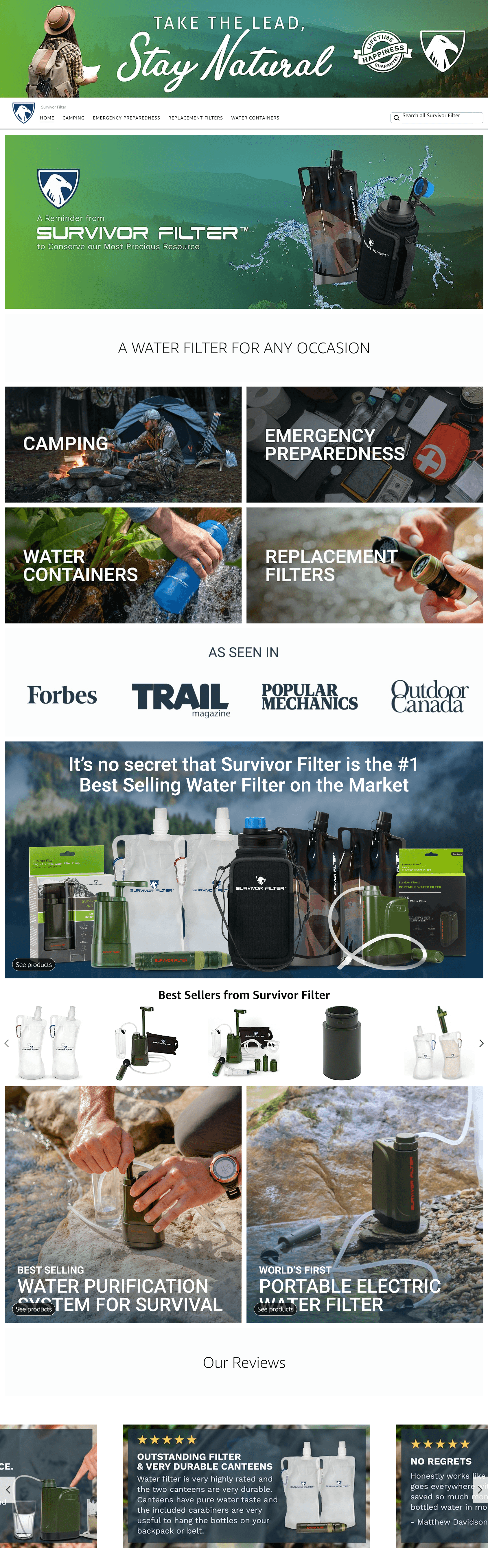 Amazon.com  Survivor Filter: Storefront