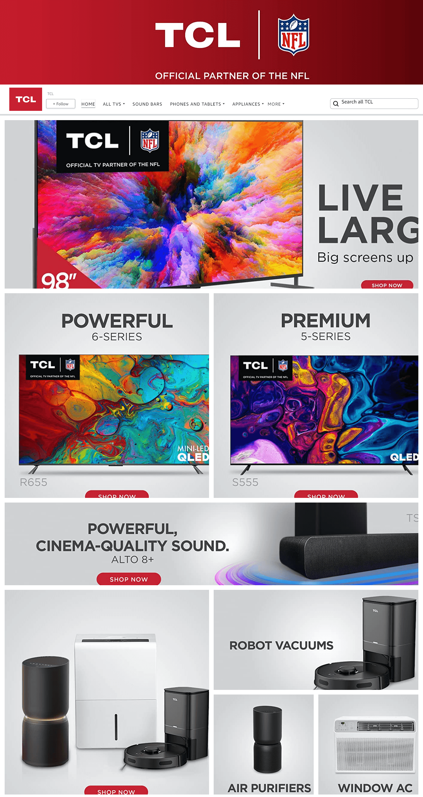 Amazon.com  TCL: Storefront