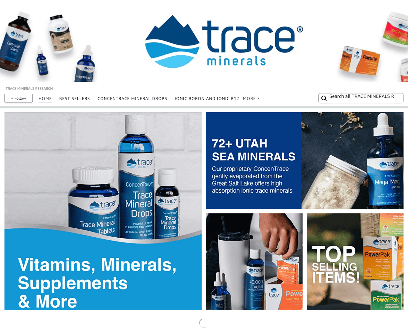 Amazon.com  TRACE MINERALS RESEARCH: Storefront