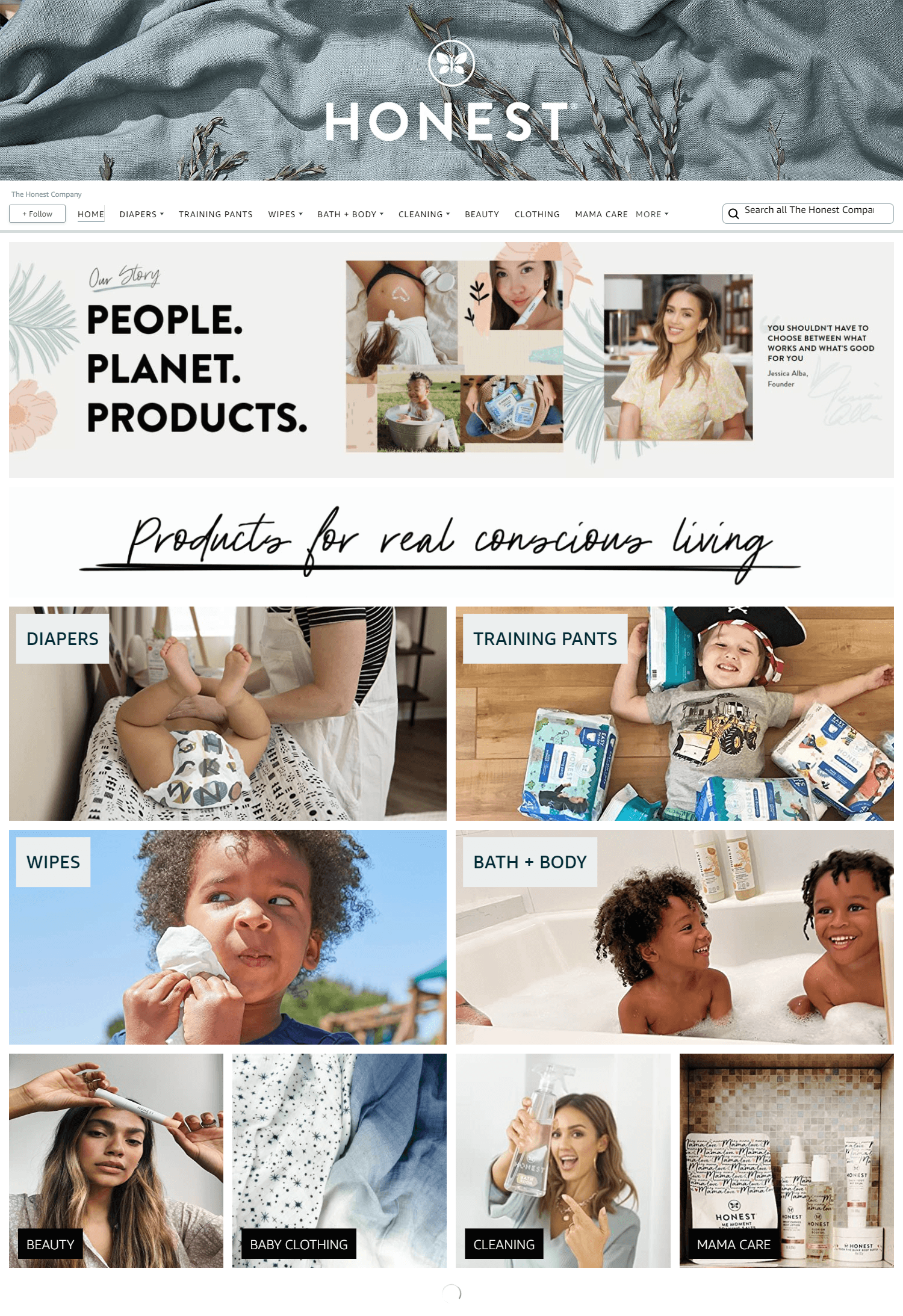 Amazon.com  The Honest Company: Storefront