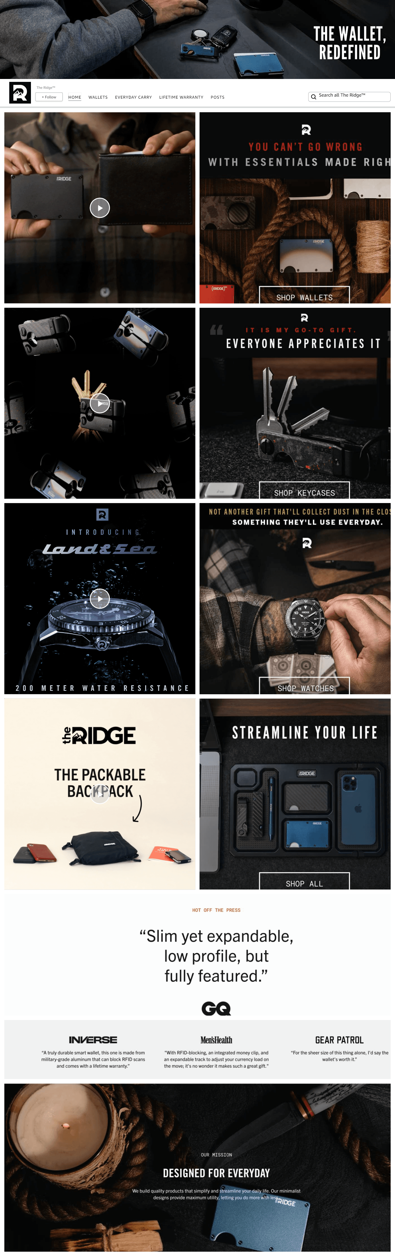 Amazon.com  The Ridge™: Storefront