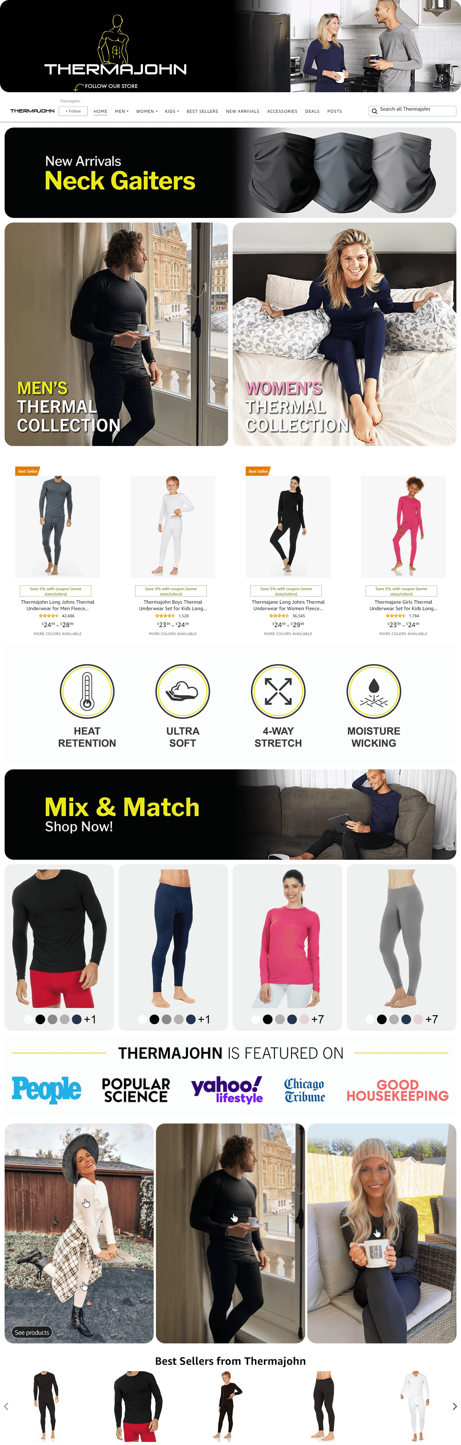 Amazon.com  Thermajohn: Storefront