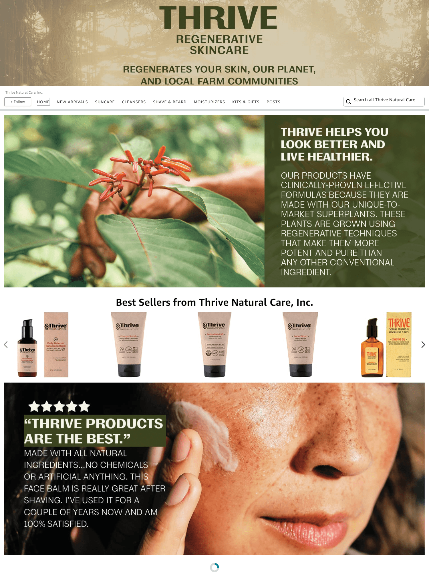 Amazon.com  Thrive Natural Care: Storefront