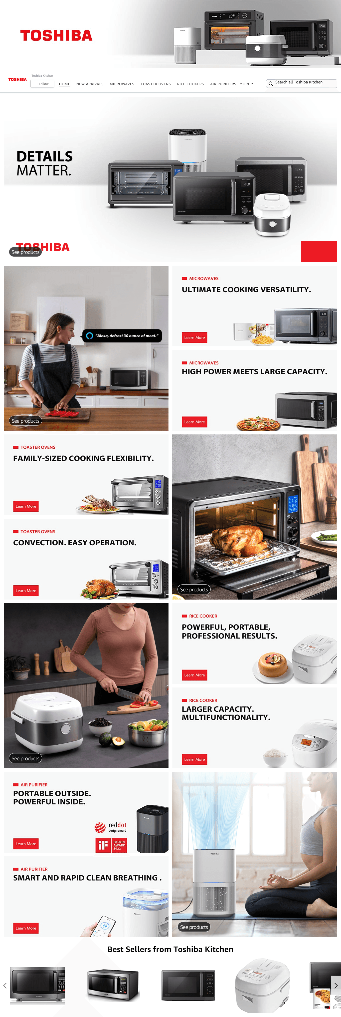 Storefront for Amazon.com  Toshiba