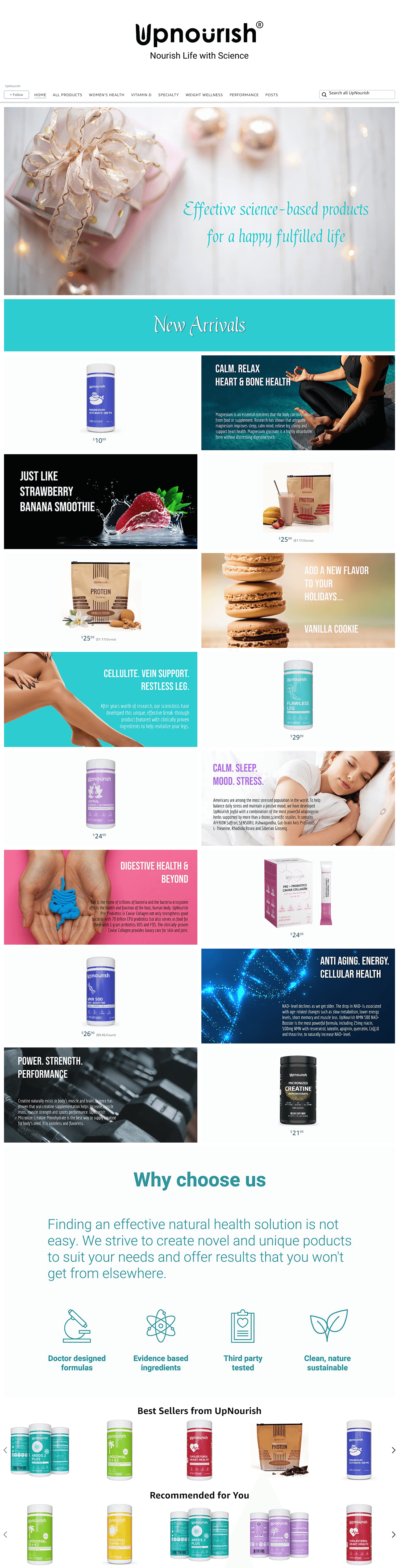 Amazon.com  UpNourish: Storefront