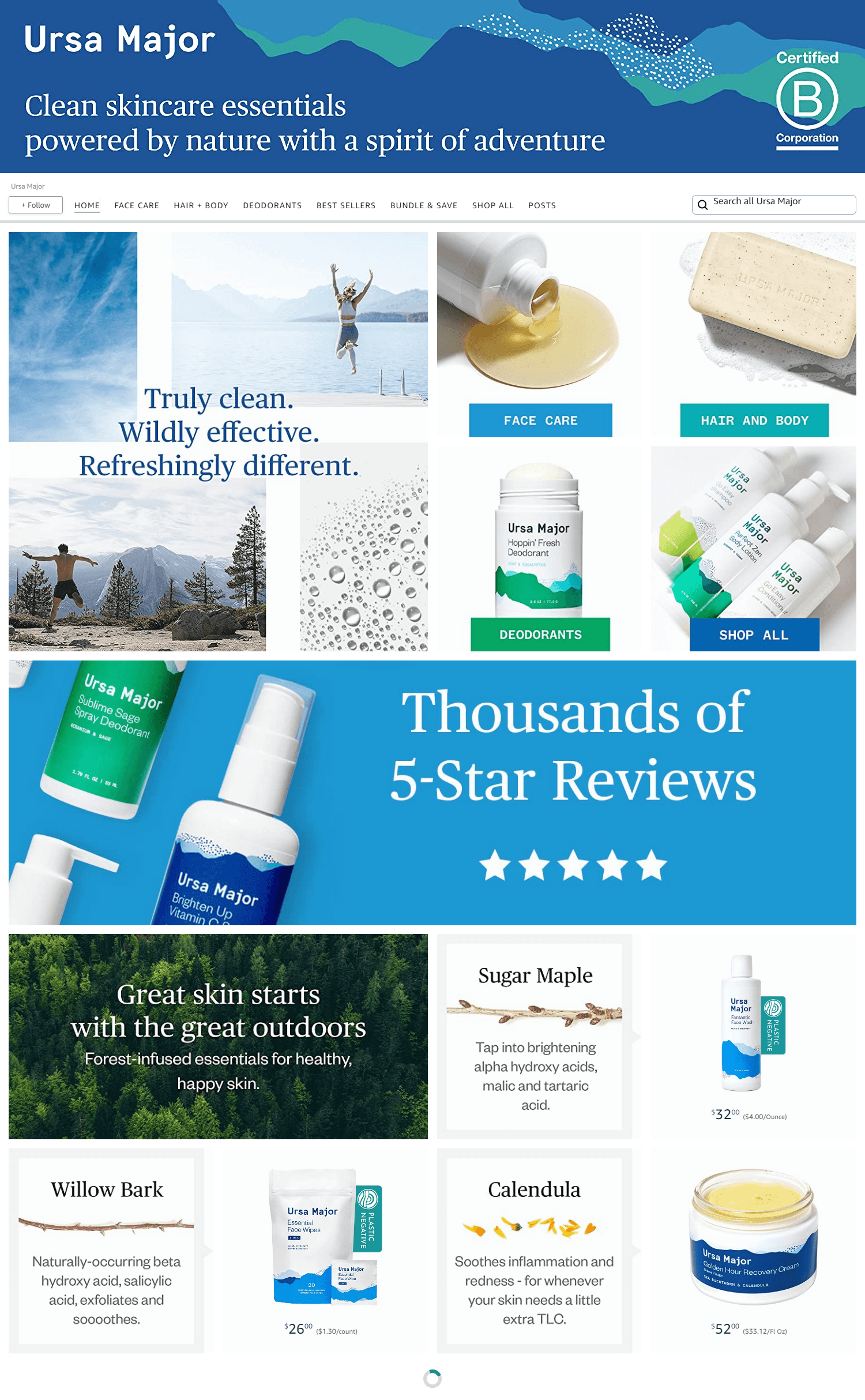 Amazon.com  Ursa Major: Storefront