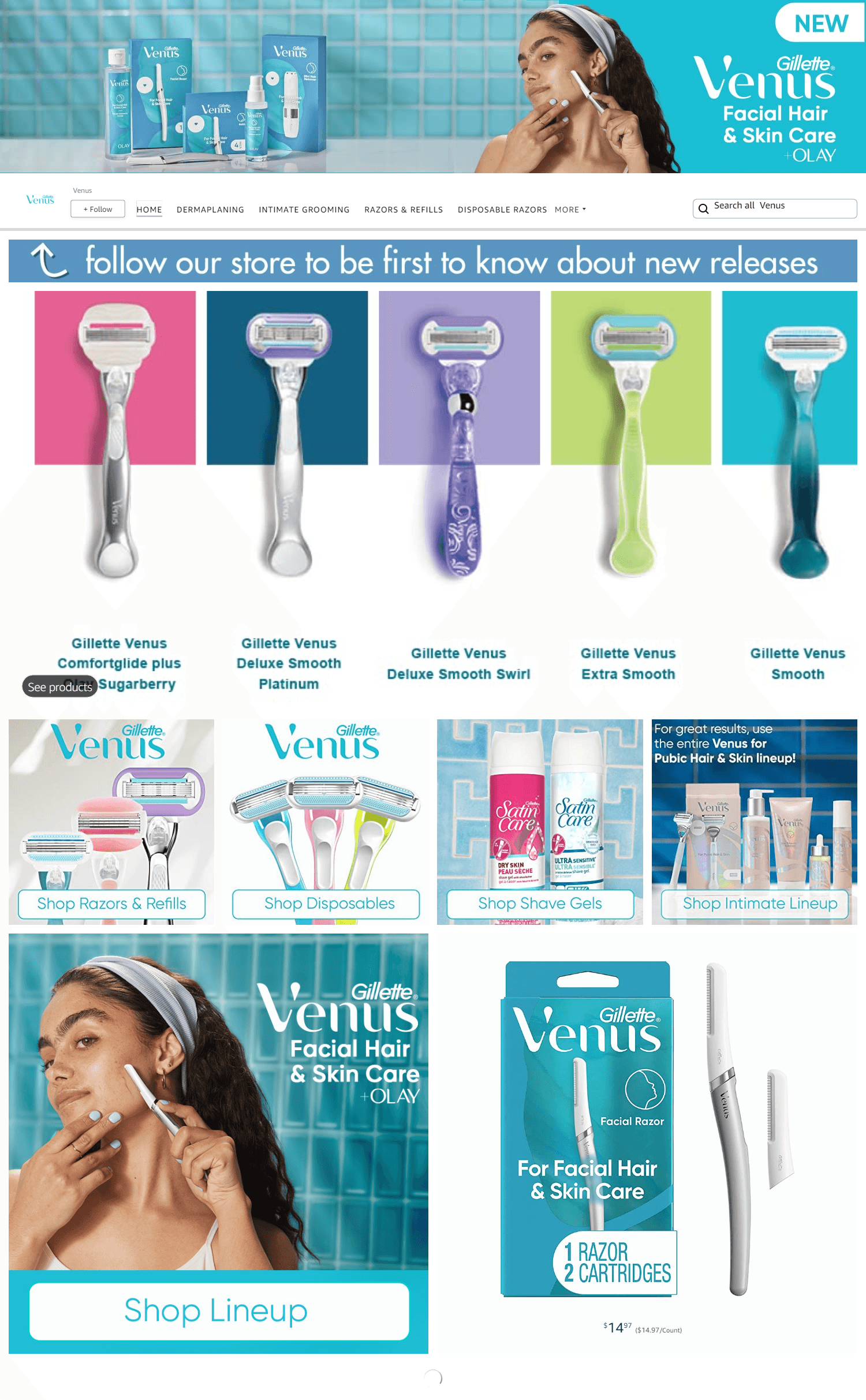 Amazon.com  Venus: Storefront