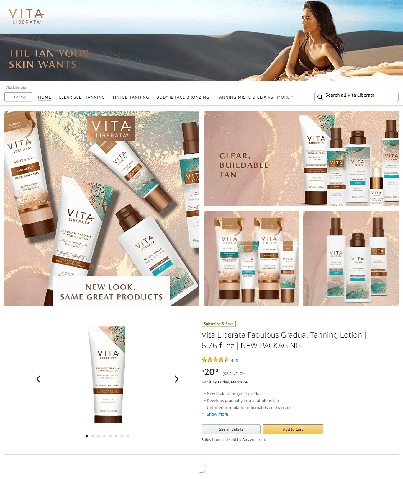 Amazon.com  Vita Liberata: Storefront