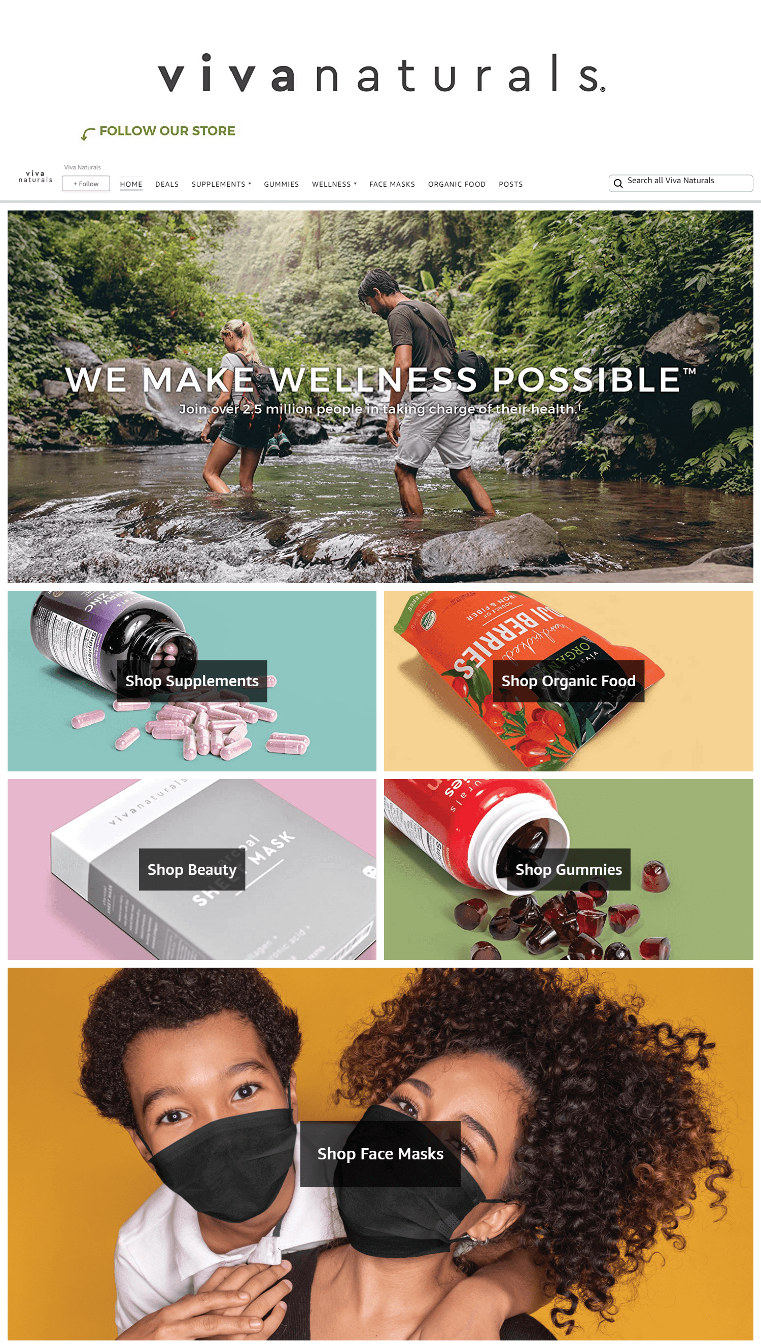 Amazon.com  Viva Naturals: Storefront