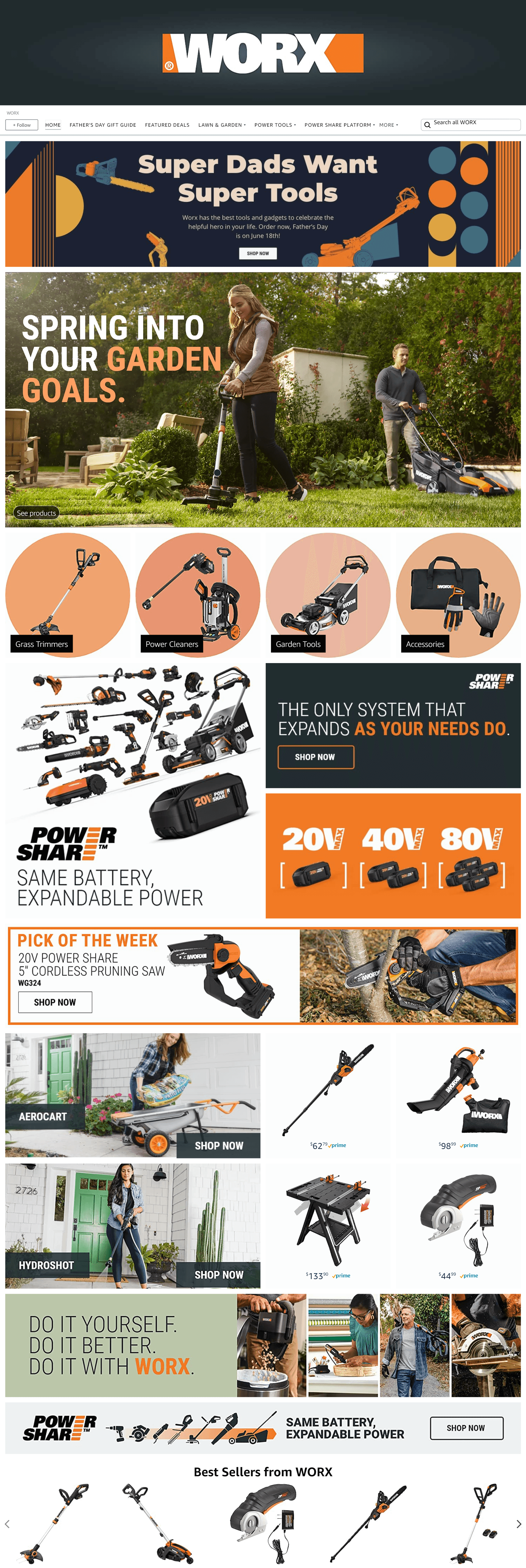 Amazon.com  WORX: Storefront