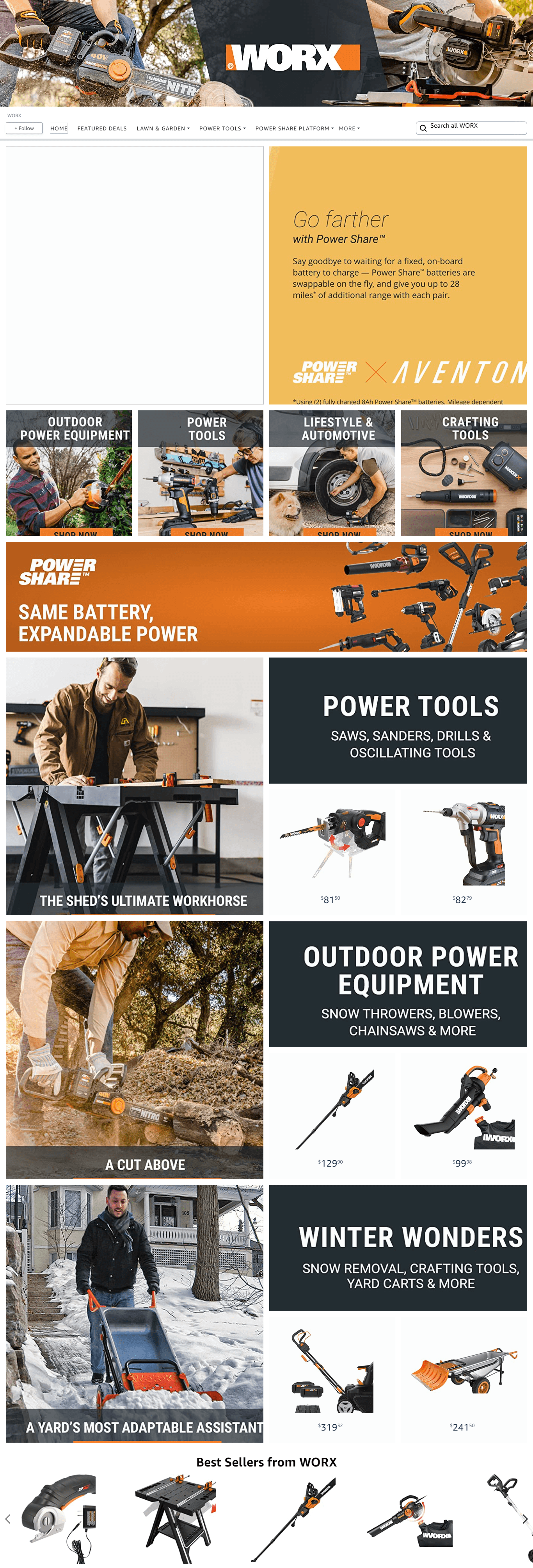 Amazon.com  WORX: Storefront