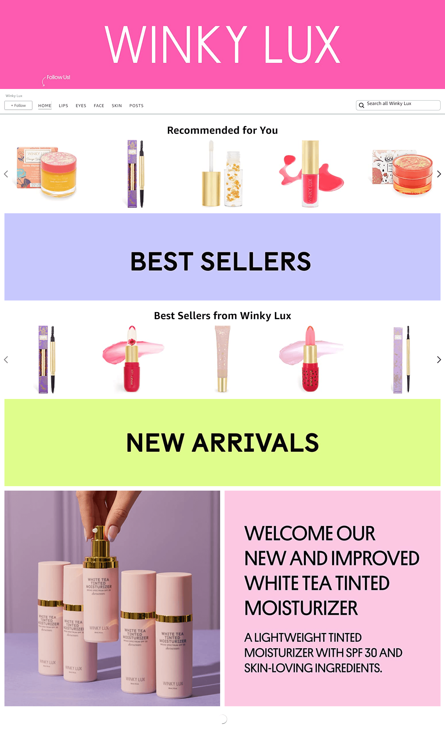 Amazon.com  Winky Lux: Storefront