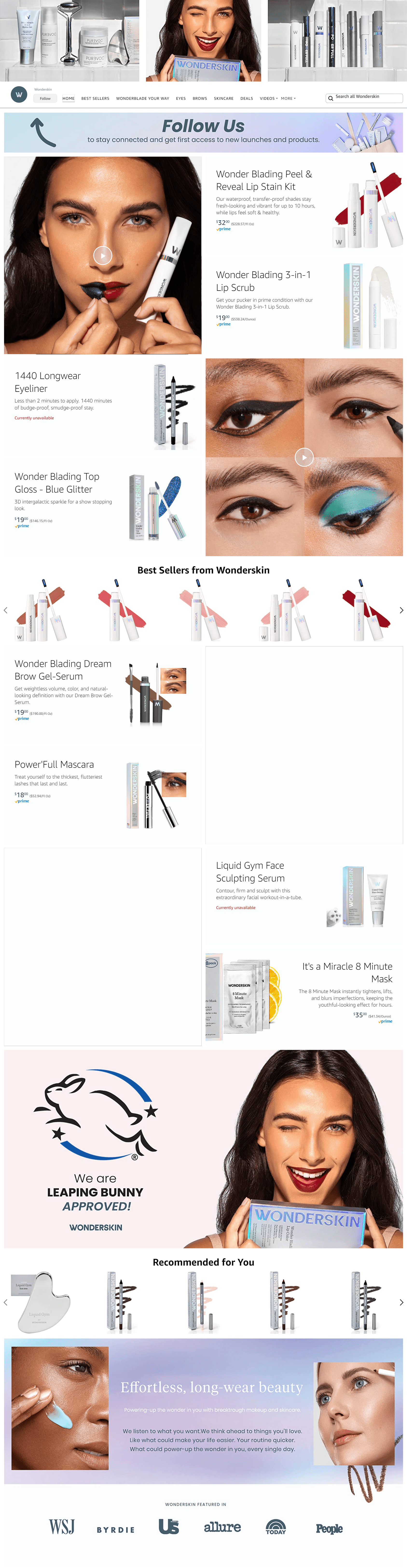 Amazon.com  Wonderskin: Storefront