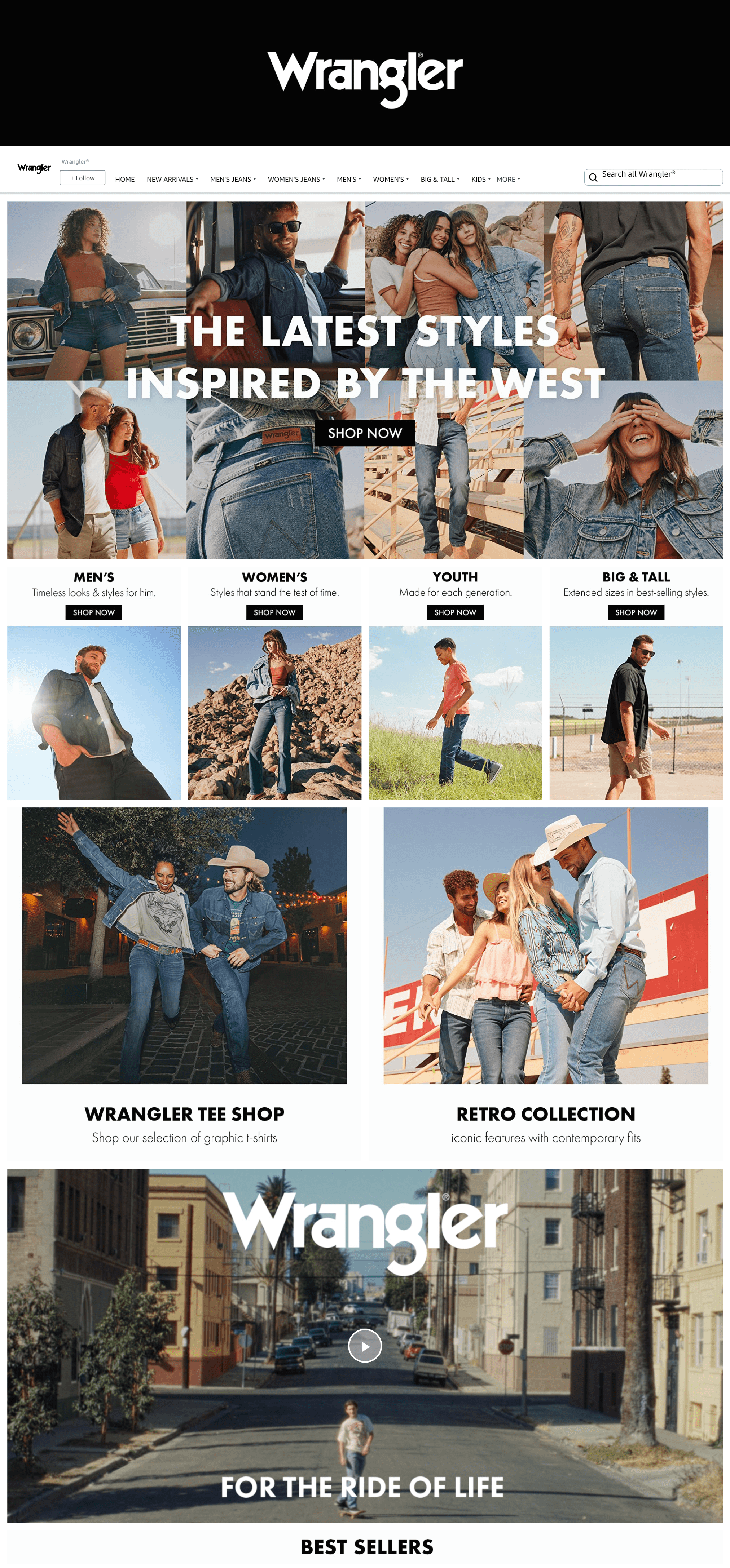 Amazon.com  Wrangler®: Storefront