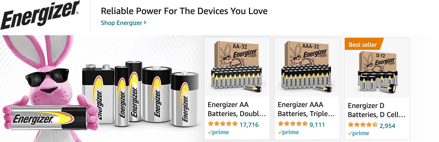 Amazon.com   aaa batteries: Ad - Sponsored Brand