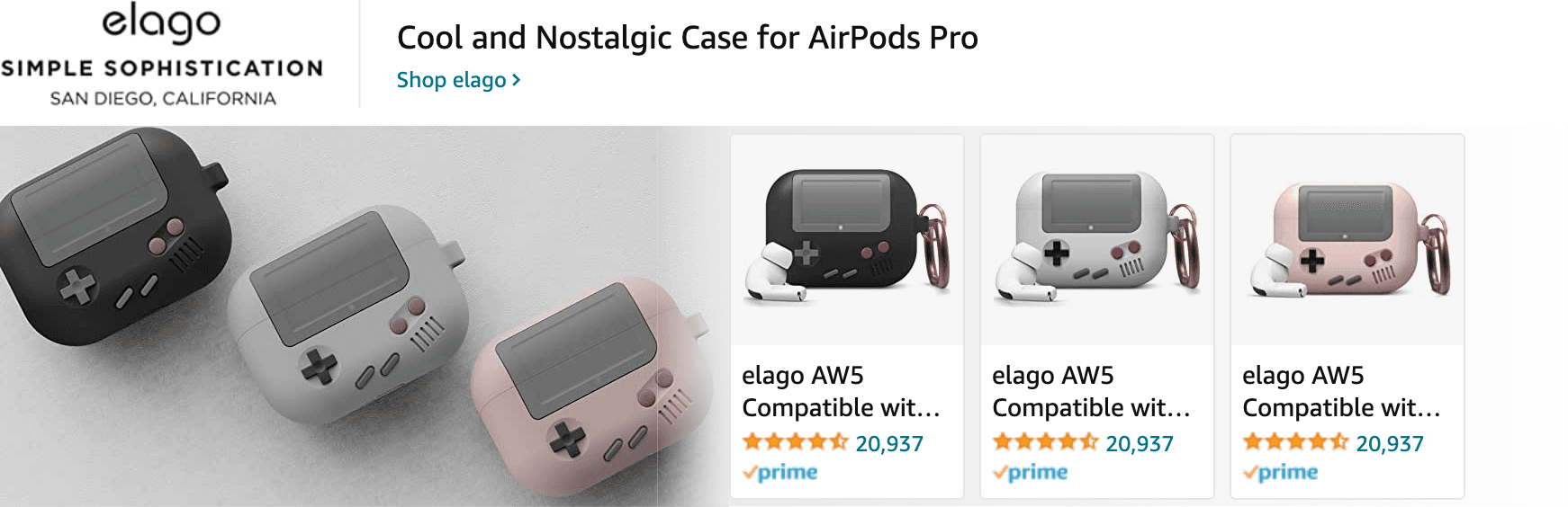 Amazon.com   airpod pro case: Ad - Sponsored Brand