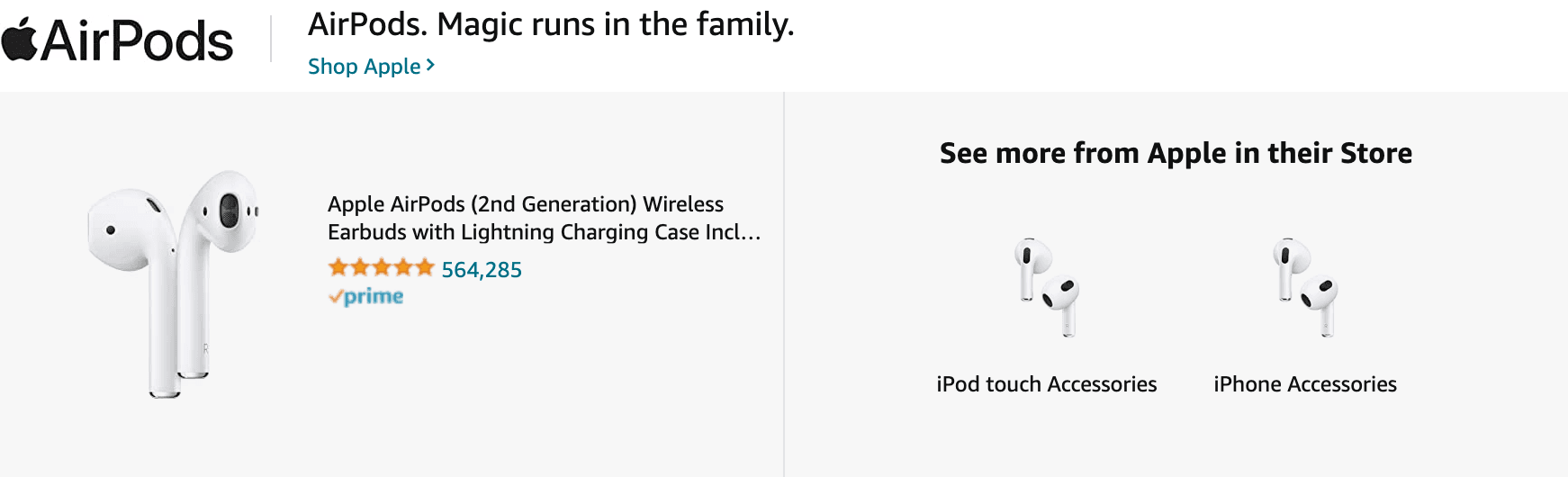 Amazon.com   airpods pro 2: Ad - Sponsored Brand