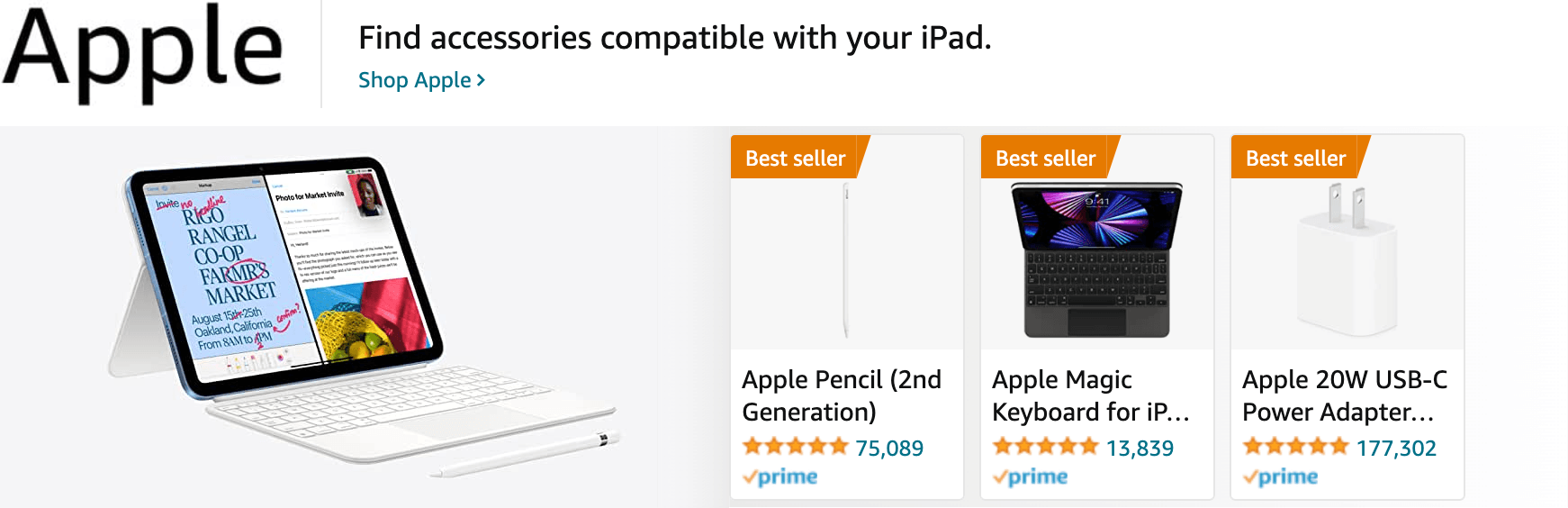 Amazon.com   apple pencil: Ad - Sponsored Brand