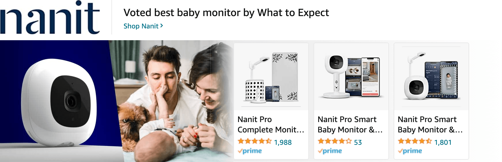 Amazon.com   baby monitor: Ad - Sponsored Brand