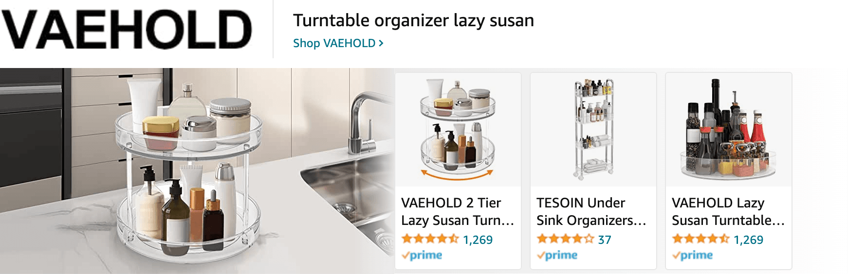 Amazon.com   bathroom organizer: Ad - Sponsored Brand