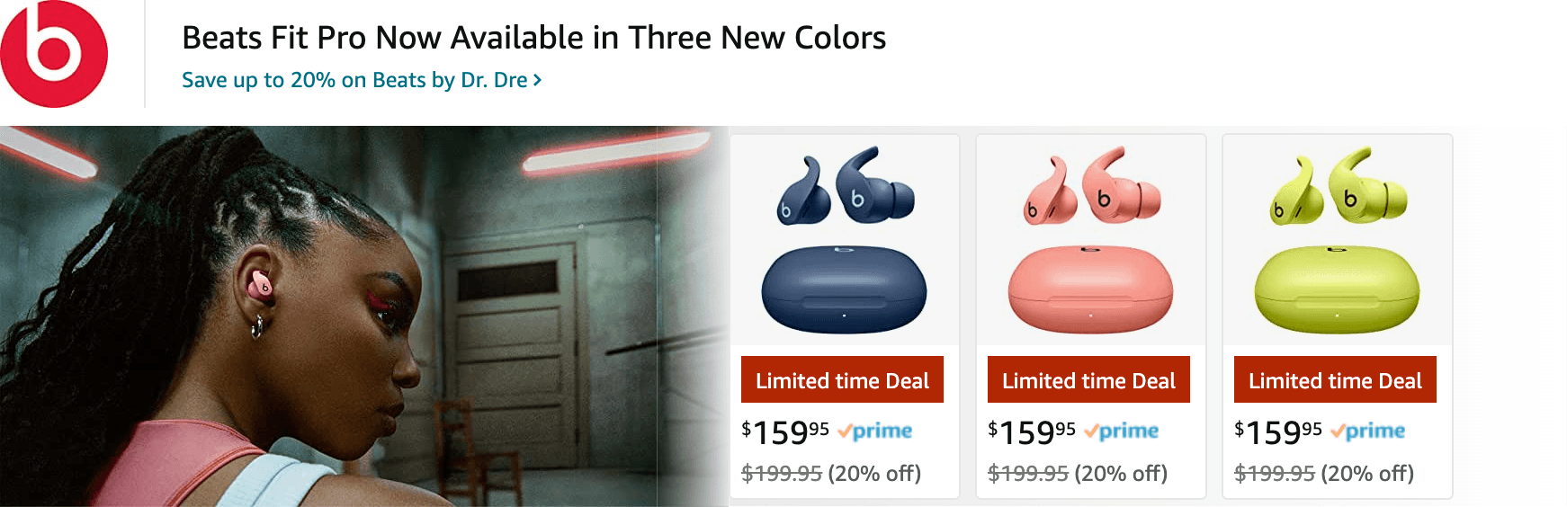 Amazon.com   beats: Ad - Sponsored Brand