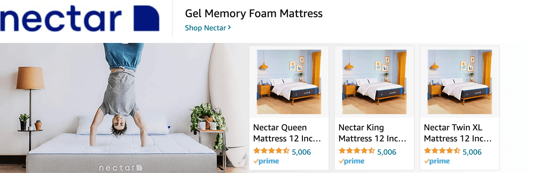 Amazon.com   bed frame queen size: Ad - Sponsored Brand