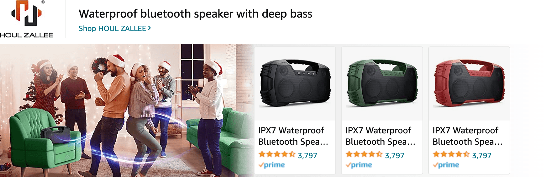 Amazon.com   bluetooth speakers: Ad - Sponsored Brand
