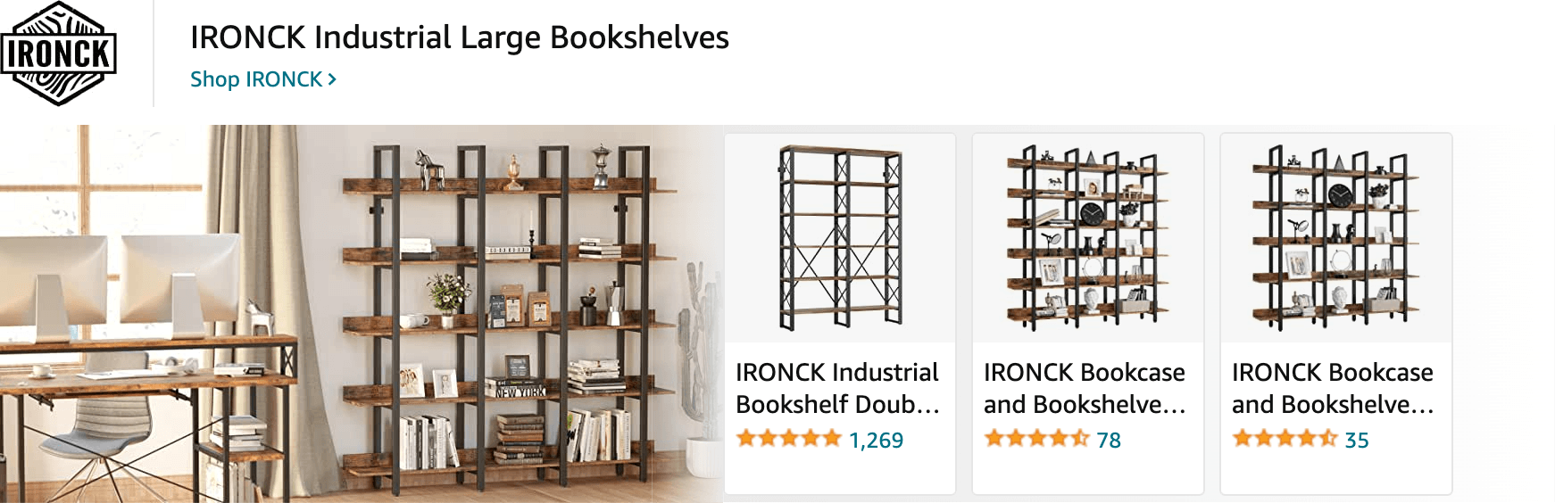 Amazon.com   bookshelf: Ad - Sponsored Brand