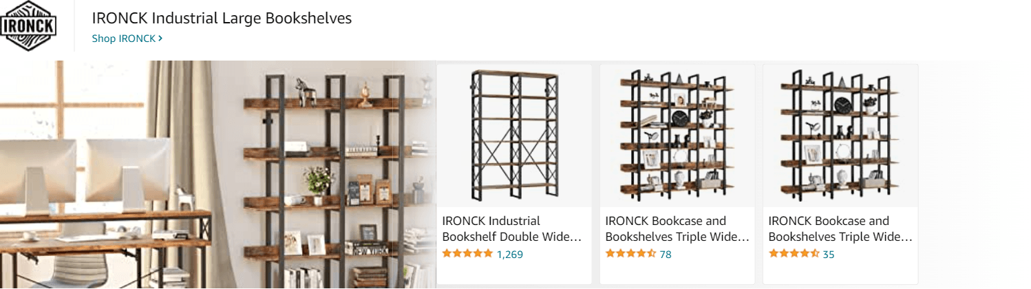 Amazon.com   bookshelf: Ad - Sponsored Brand