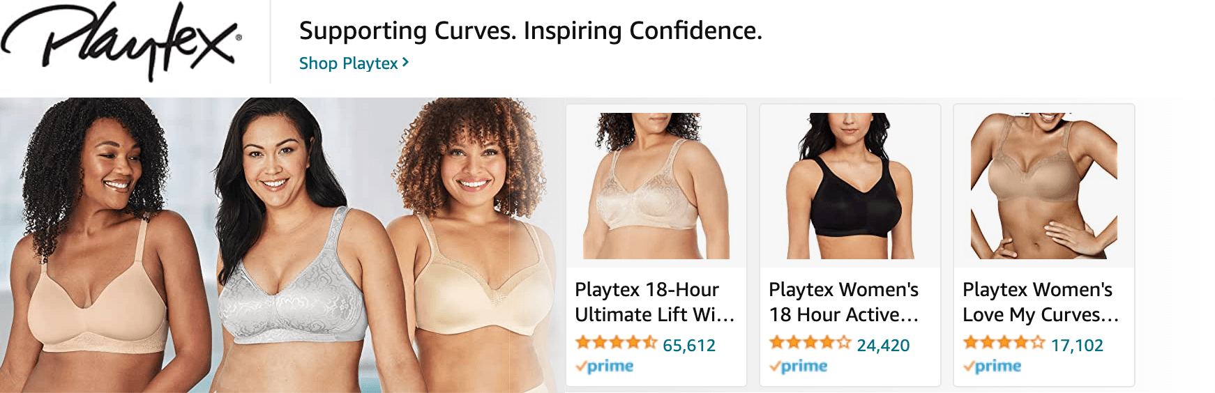 Amazon.com bras for women: Ad - Sponsored Brand
