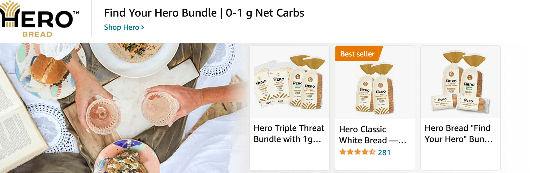 Amazon.com   bread: Ad - Sponsored Brand
