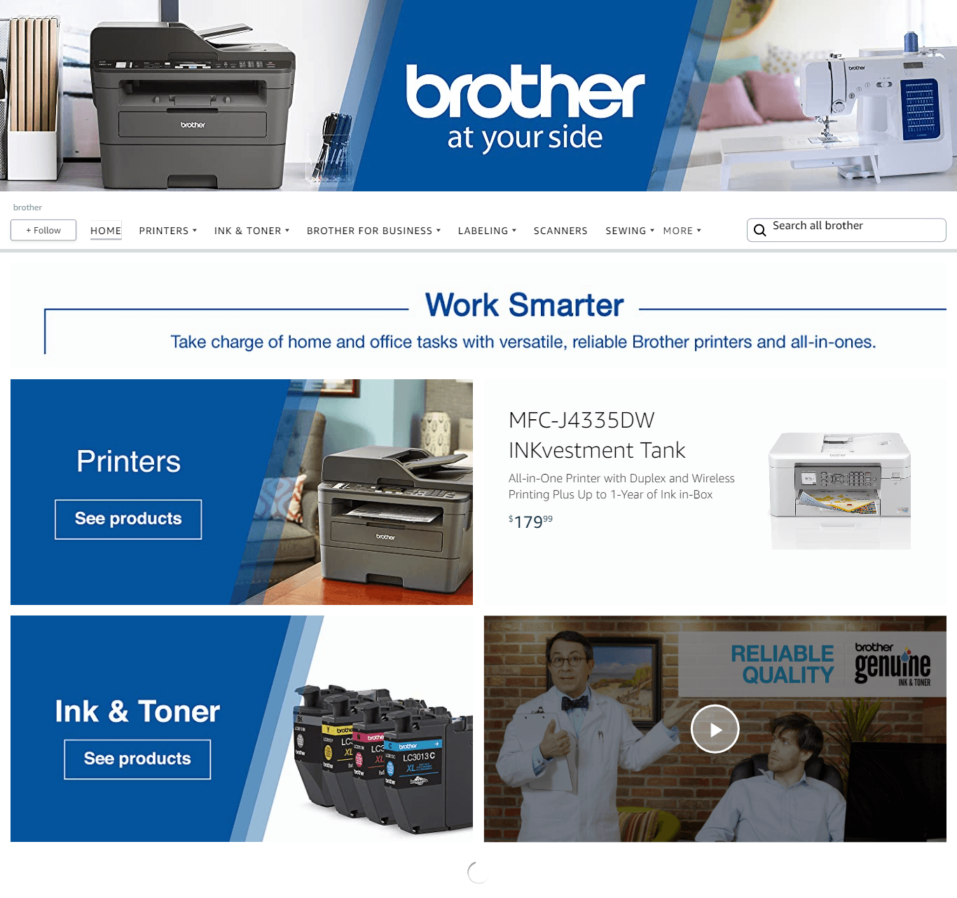 Amazon.com  brother: Storefront