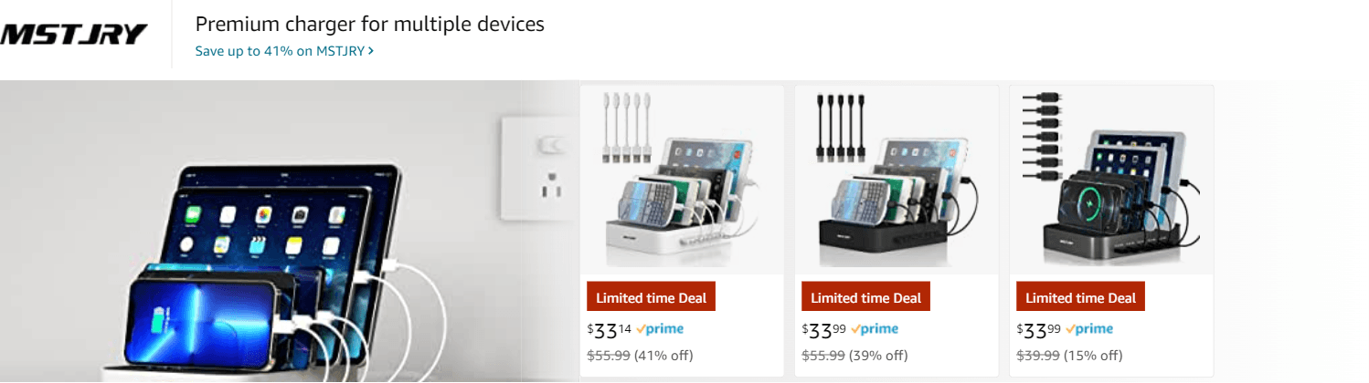 Amazon.com   charging station for multiple devices apple: Ad - Sponsored Brand