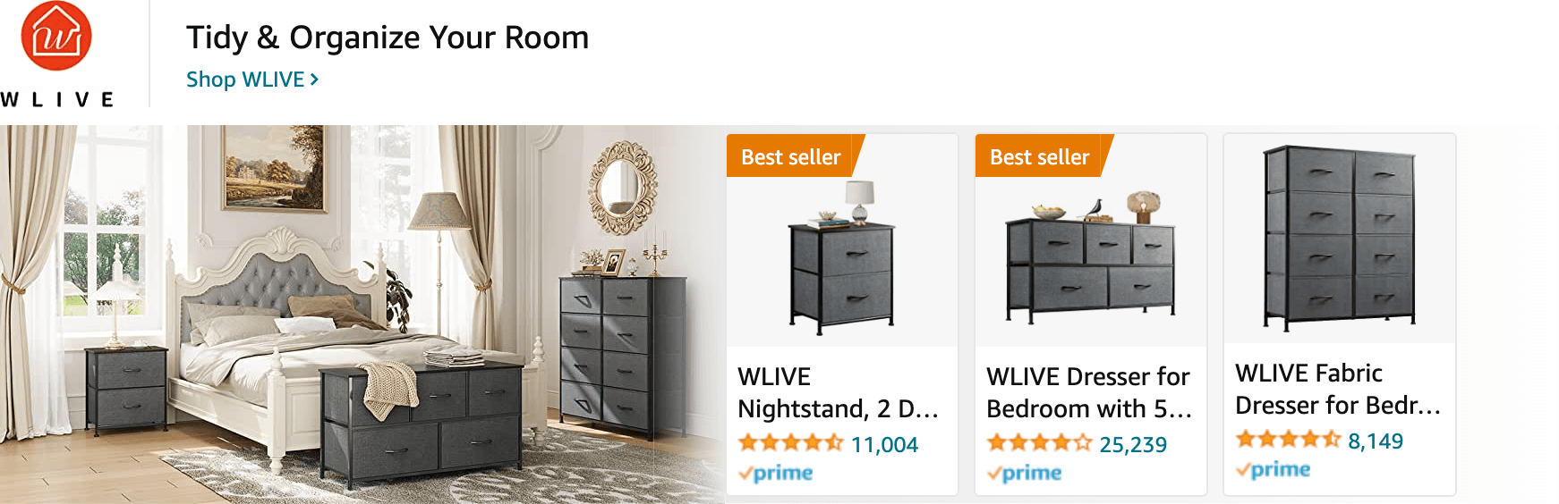 Amazon.com   closet organizers and storage: Ad - Sponsored Brand