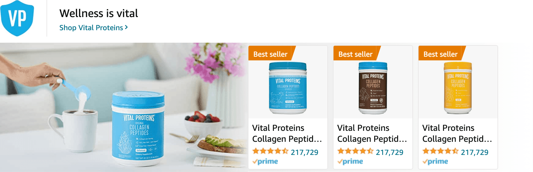 Amazon.com   collagen peptides powder: Ad - Sponsored Brand