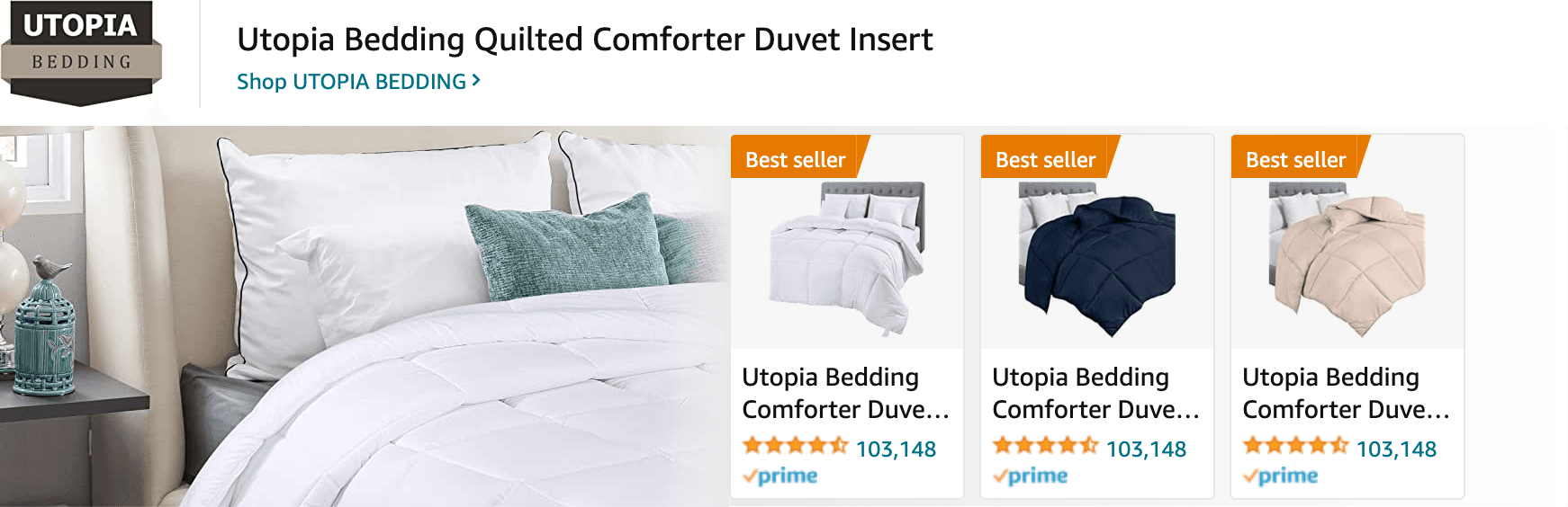 Amazon.com   comforters queen size: Ad - Sponsored Brand