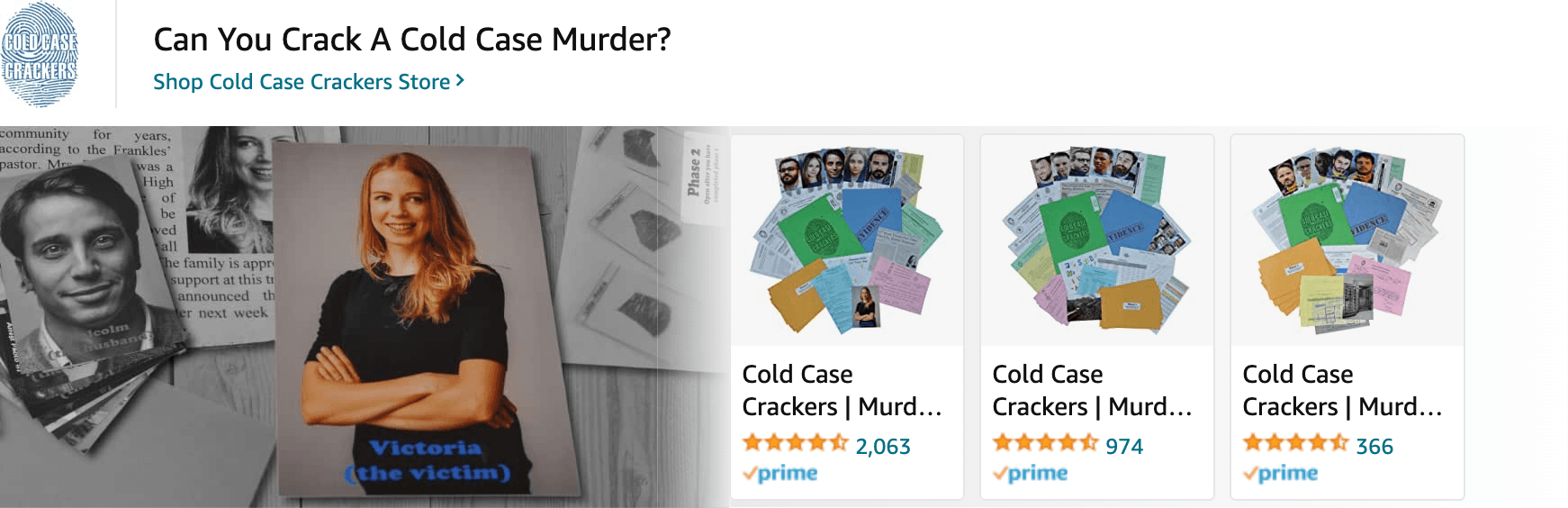 Ad - Sponsored Brand for Amazon.com   criminal minds evolution