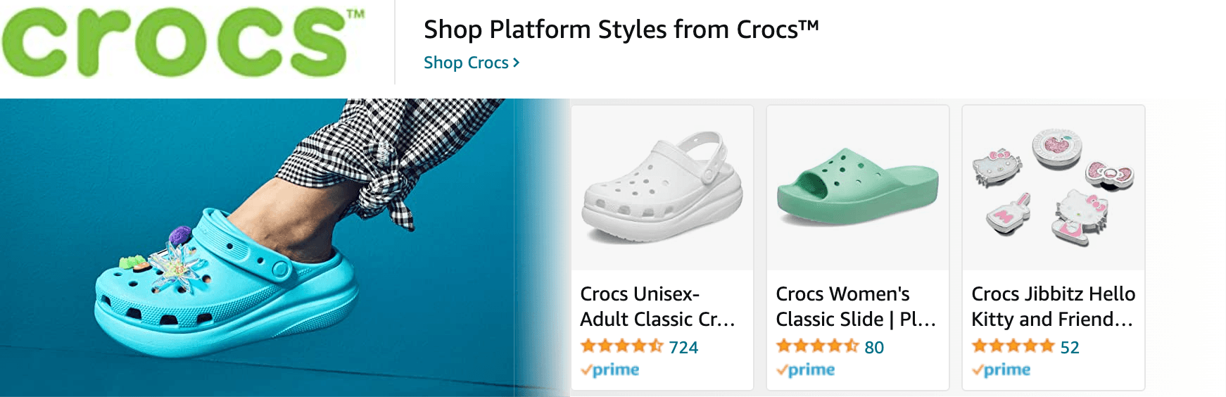 Amazon.com   crocs womens: Ad - Sponsored Brand