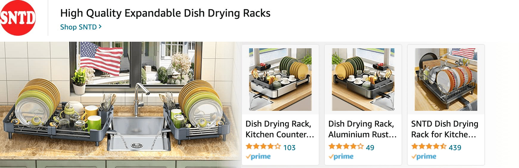 Amazon.com   dish drying rack: Ad - Sponsored Brand