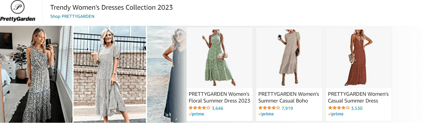 Ad - Sponsored Brand for Amazon.com   dresses for women 2022