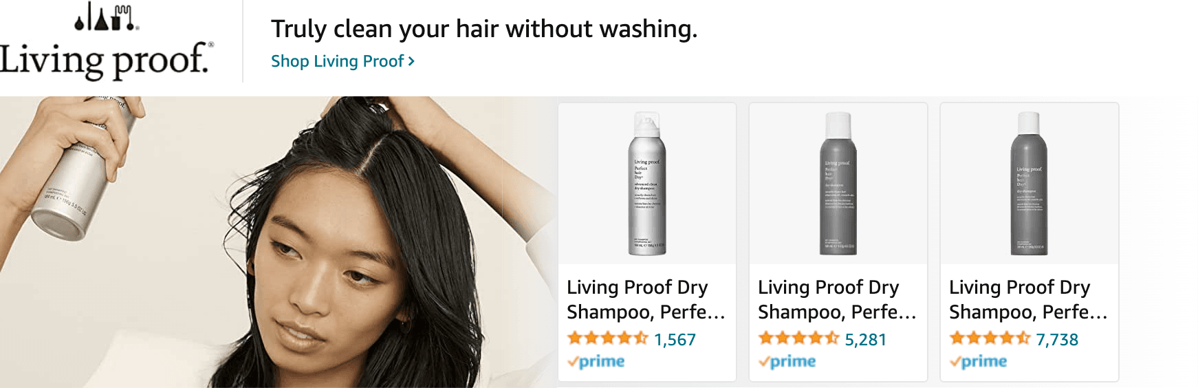 Amazon.com   dry shampoo: Ad - Sponsored Brand