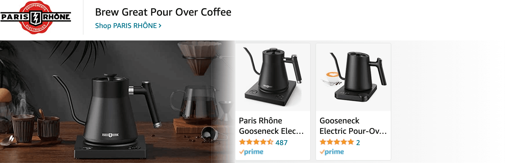 Amazon.com   electric kettle: Ad - Sponsored Brand