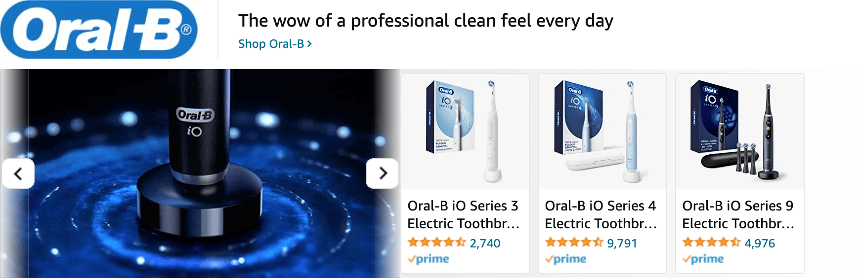 Amazon.com   electric toothbrush: Ad - Sponsored Brand
