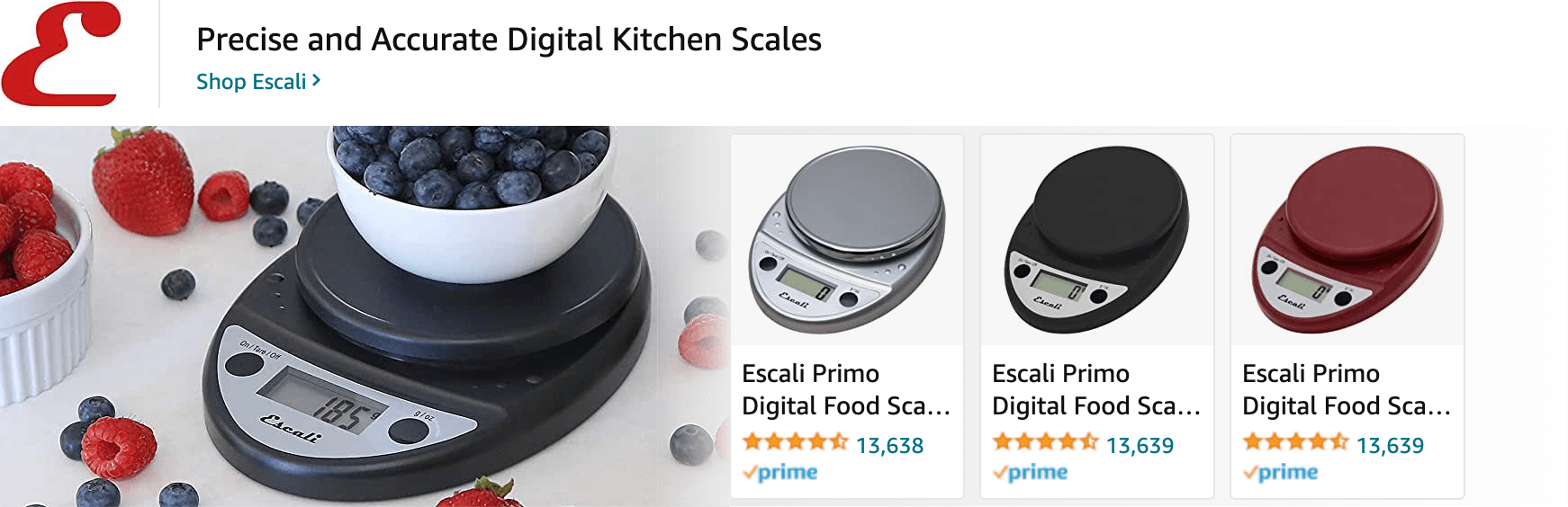 Amazon.com   food scale: Ad - Sponsored Brand