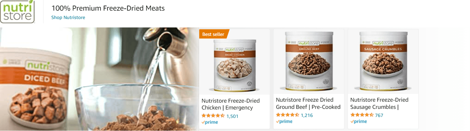 Amazon.com   ground beef: Ad - Sponsored Brand