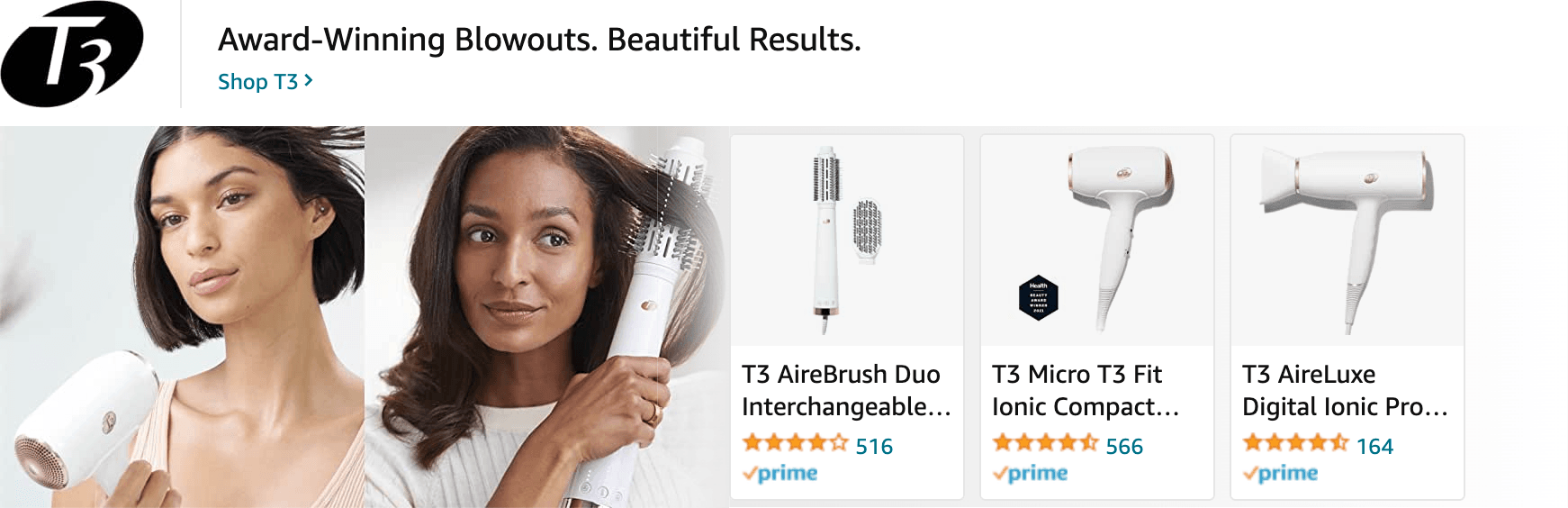 Amazon.com   hair dryer: Ad - Sponsored Brand