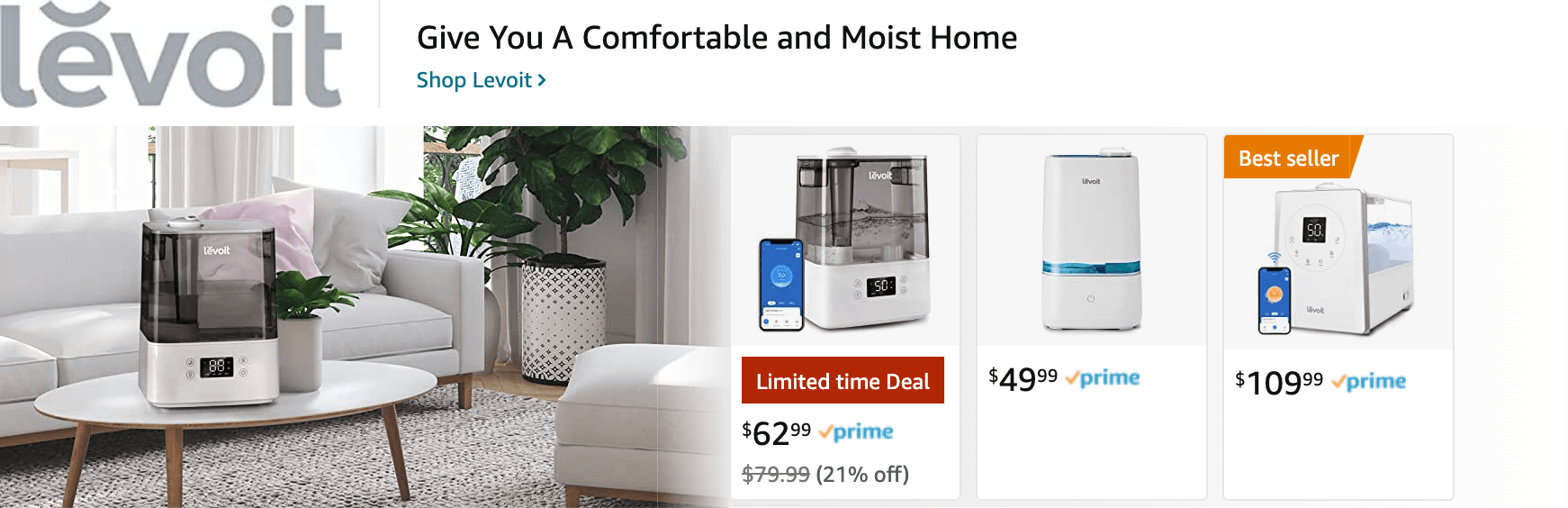 Amazon.com   humidifier: Ad - Sponsored Brand